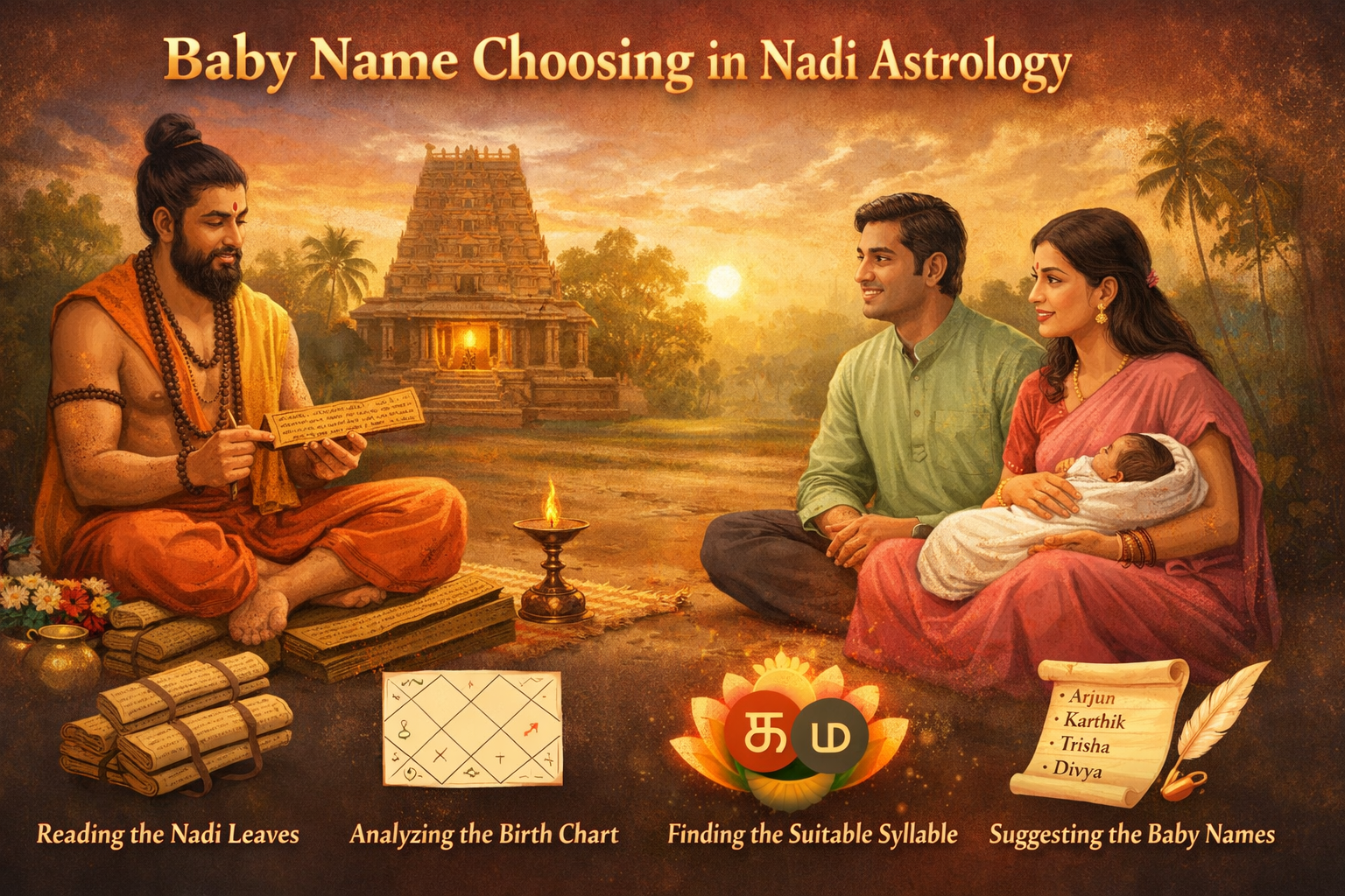 Baby Name Choosing in Nadi Astrology